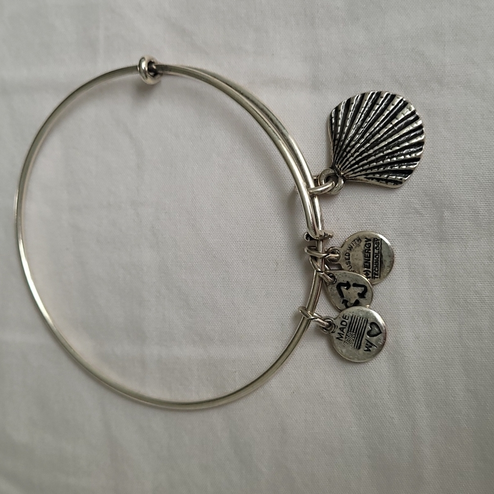 Alex and Ani Seashell Charm Bracelet